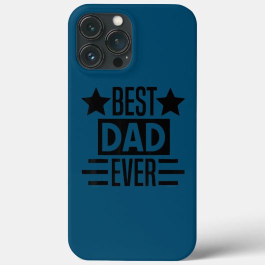 最高のパパエバーファーズデイおもしろいパパダディパパ Case-Mate iPhoneケース (裏面)