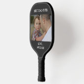 最高のパパエバーファーズデイカスタム文字 ピックルボールラケット (左)