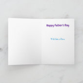 最高のパパエバーファーズデイカスタム カード (内部)