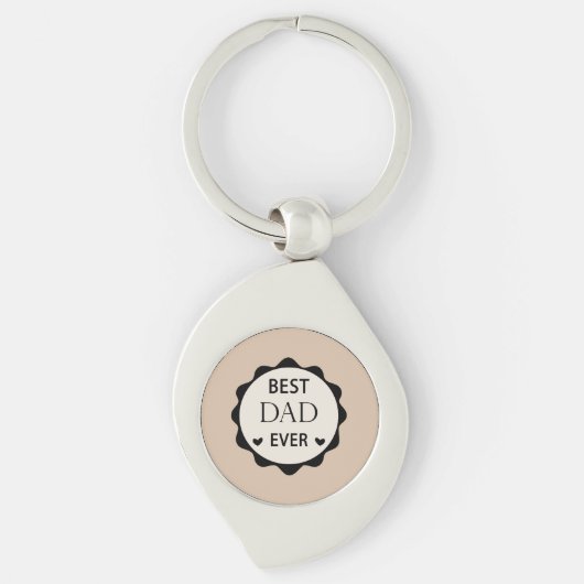最高のパパエバーファーズデイギフトアイディア2025 キーホルダー (正面)