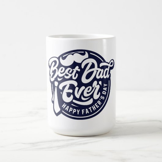 最高のパパエバーファーズデイコーヒーマグ コーヒーマグカップ (中央)
