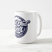 最高のパパエバーファーズデイコーヒーマグ コーヒーマグカップ (正面右)