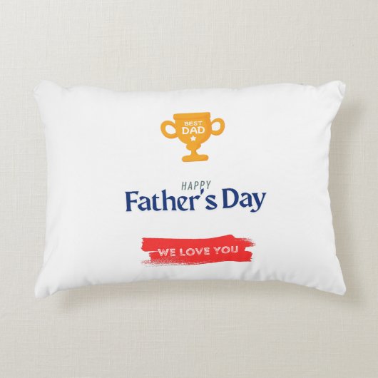 最高のパパエバーファーズデイトロフィー アクセントクッション (正面)