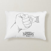 最高のパパエバーファーズデイトロフィー アクセントクッション (裏面)