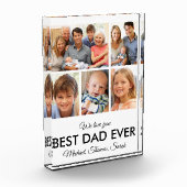 最高のパパエバーファーズデイ写真コラージュ フォトブロック (左)