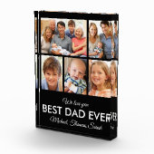 最高のパパエバーファーズデイ写真コラージュ フォトブロック (右)