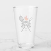 最高のパパエバーファーズデイ名前をカスタムする タンブラーグラス (裏面)