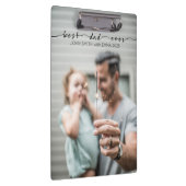 最高のパパエバーファーダーデイタイポグラフィ写真テンプレート クリップボード (右)