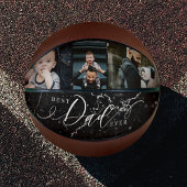 最高のパパエバーブラックマーブルファーザーズデイコラージュ バスケットボール