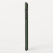 最高のパパエバーブラック+アーミーグリーンモノグラム | Case-Mate iPhoneケース (裏面/左)