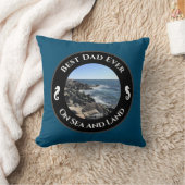 最高のパパエバーブルーアトランティック海ロッキーシーショア クッション (ブランケット)