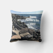 最高のパパエバーブルーアトランティック海ロッキーシーショア クッション (裏面)