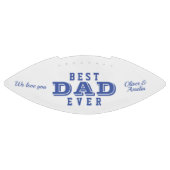 最高のパパエバーブルータイポグラフィ父の日 アメリカンフットボール (パネル)