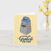 最高のパパエバープンス父の日カード カード (黄色い花)