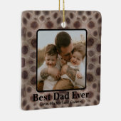 最高のパパエバーペトスキーストーンミシガンレイク素晴らしス セラミックオーナメント (右)