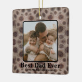 最高のパパエバーペトスキーストーンミシガンレイク素晴らしス セラミックオーナメント (左)