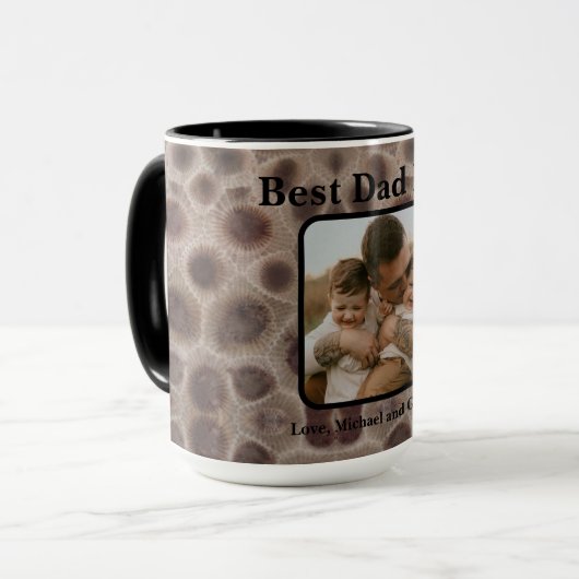 最高のパパエバーペトスキーストーンミシガンレイク素晴らしス マグカップ (正面左)