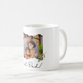 最高のパパエバーマグデザイン コーヒーマグカップ (正面右)