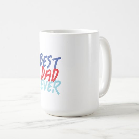 最高のパパエバーミニマルクールプロフェッショナル コーヒーマグカップ (正面右)