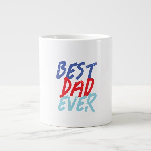 最高のパパエバーミニマルクールプロフェッショナル ジャンボコーヒーマグカップ (正面)