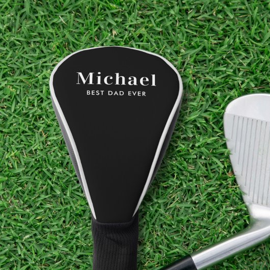 最高のパパエバーモノグラムブラック ゴルフヘッドカバー