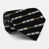 最高のパパエバーライトブラック ネクタイ (ロール)