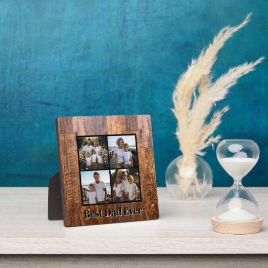 最高のパパエバーラスティックダークウッド粒子パパ フォトプラーク (インサイチュ)