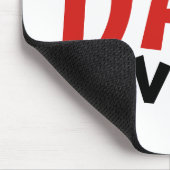 最高のパパエバーレッド黒文字男の赤ちゃん父の マウスパッド (コーナー)