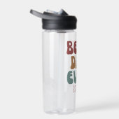 最高のパパエバーレトロヴィンテージ70sフォント父の日 ウォーターボトル (右面)