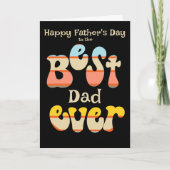 最高のパパエバーレトロ父の日 シーズンカード (正面)