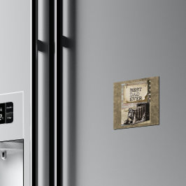 最高のパパエバーヴィンテージカメラ父の日アンティーク マグネット