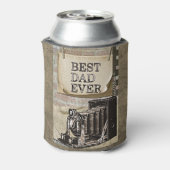 最高のパパエバーヴィンテージカメラ父の日アンティーク 缶クーラー (缶裏面)