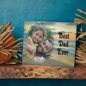 最高のパパエバー海サンセット0735 フォトプラーク (側面)