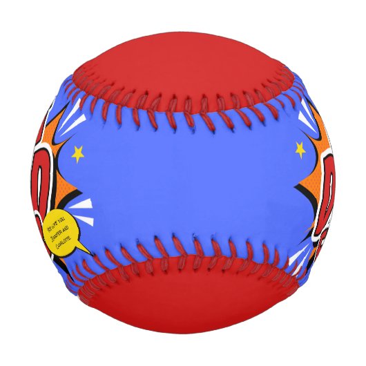 最高のパパエバー漫画スーパーヒーローファーズデイ 野球ボール (正面)