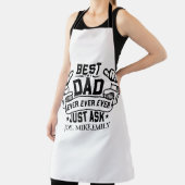 最高のパパエバー父の日ダディ頼パパT-Sh エプロン (インサイチュ)