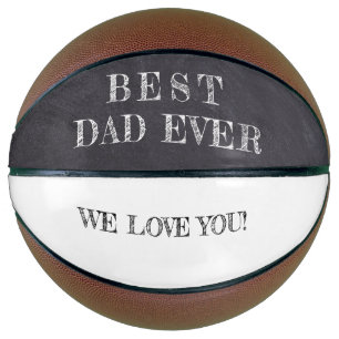 最高のパパエバー白黒黒板 バスケットボール