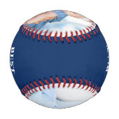 最高のパパエバー2フォトブルー 野球ボール (裏面)