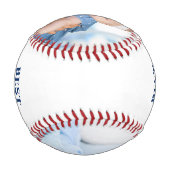 最高のパパエバー2フォトRWB 野球ボール (裏面)