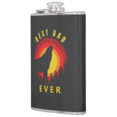 "最高のパパエバー"コヨーテウルフサンライズ フラスク (左)