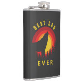 "最高のパパエバー"コヨーテウルフサンライズ フラスク (右)