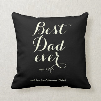 最高のパパエバー-雄牛の目枕 クッション