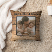 最高のパパエ素朴バ動揺してン木材パターン クッション (ブランケット)