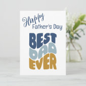 最高のパパカスタムの父のデイカード シーズンカード (スタンド正面)