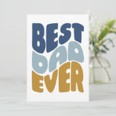 最高のパパカスタムの父のデイカード シーズンカード (スタンド正面)