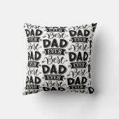 最高のパパカスタムエバー写真 クッション (裏面)