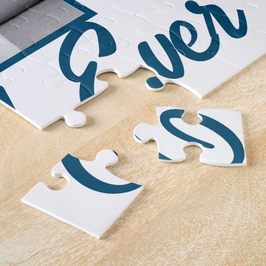 最高のパパカスタムファーザーズ ジグソーパズル (側面)