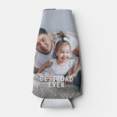 最高のパパカスタムフォトビール ボトルクーラー (正面)