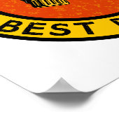 最高のパパカスタムポスター ポスター (角)