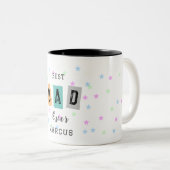 最高のパパカスタムー ツートーンマグカップ (正面右)