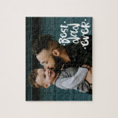 最高のパパカスタム写真お父さんの日の贈り物 ジグソーパズル (縦)